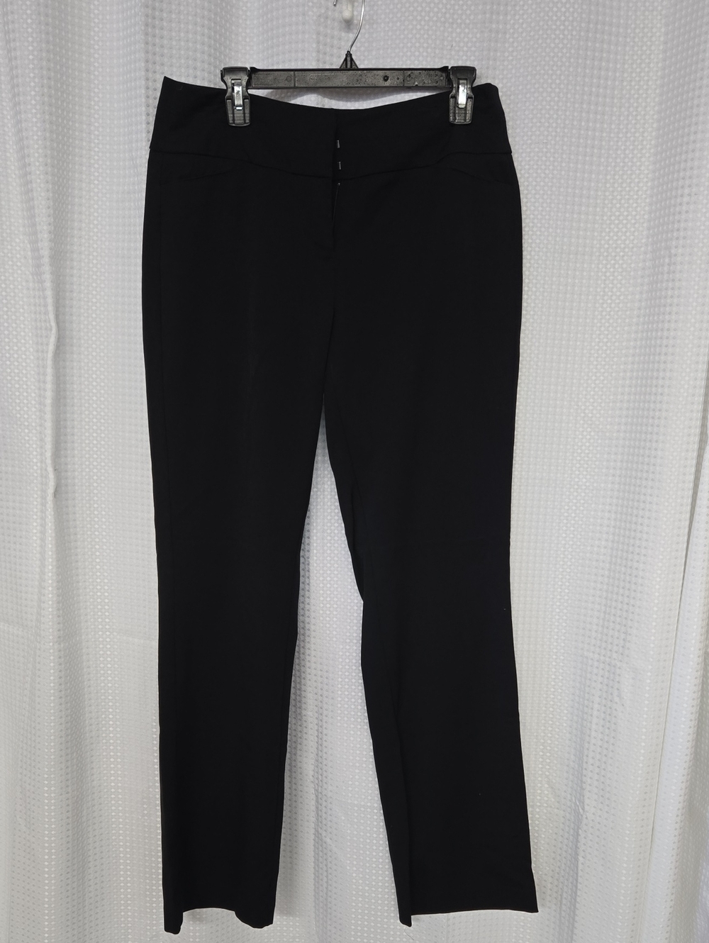 Women's Black Straight-Leg Pants